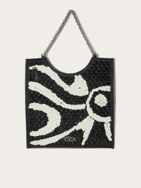 MARMO EMBROIDERED FOLDED BAG