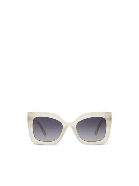 cat-eye full-rim sunglasses
