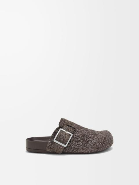 Ease Buckle mule in brushed suede