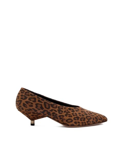 Ebisa leopard-print suede pumps