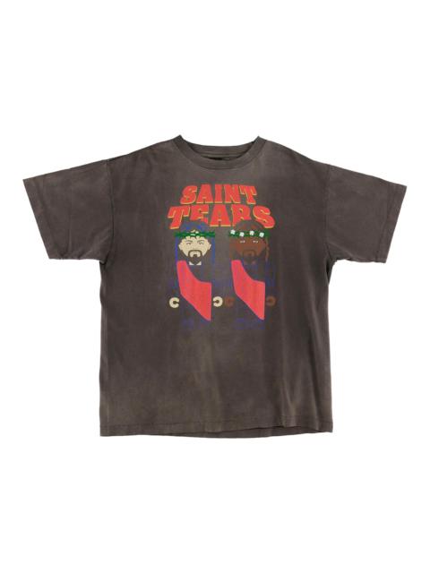 Saint Mxxxxxx x Denim Tears Purplelp T-Shirt Vintage Black