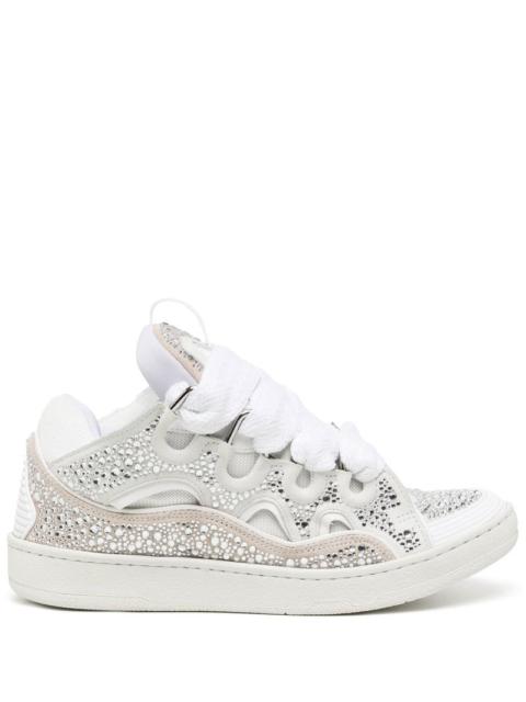 LANVIN Curb Sneakers White/Silver