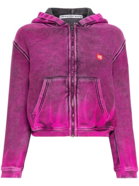 最新値下げ【ALEXANDER WANG】REVERSIBLE HOODIE M リバーシブル ラグランフーディー | Why are you here?