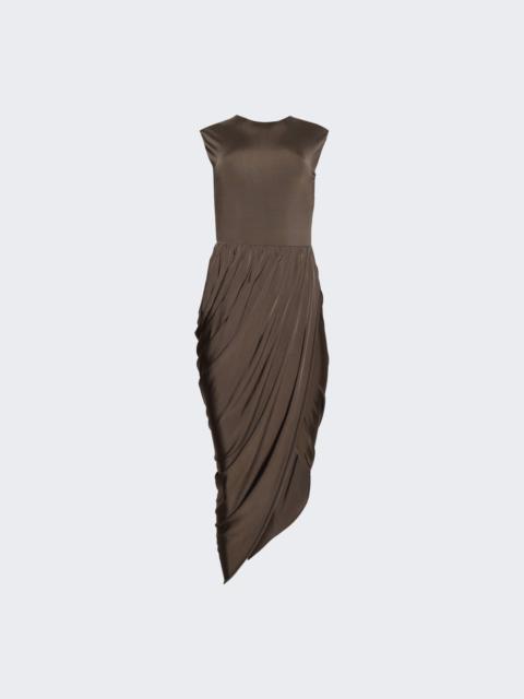 Open Back Dress Mocha