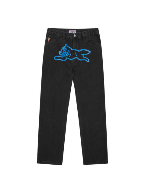 RUNNING DOG DOUBLE SCOOP DENIM PANT
