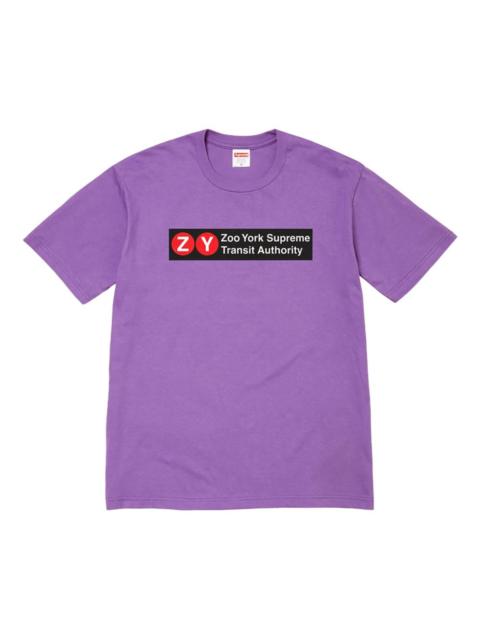 Zoo York Transit "SS 25 - purple" T-shirt