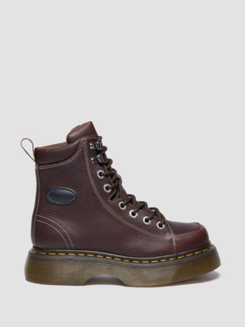 BUZZ 8-EYE Grizzly Leather Lace-Up Boots