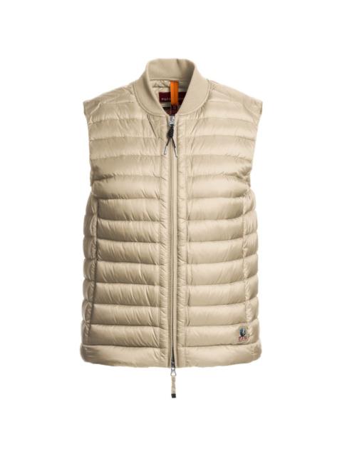 Rosanna zip-up quilted gilet