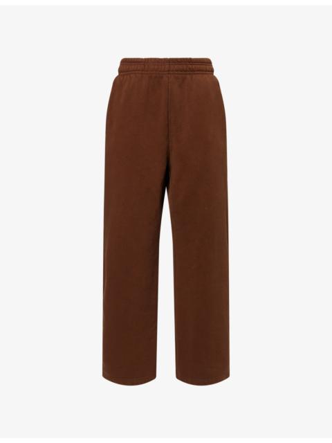Straight-Leg Relaxed-Fit Cotton Jogging Bottoms