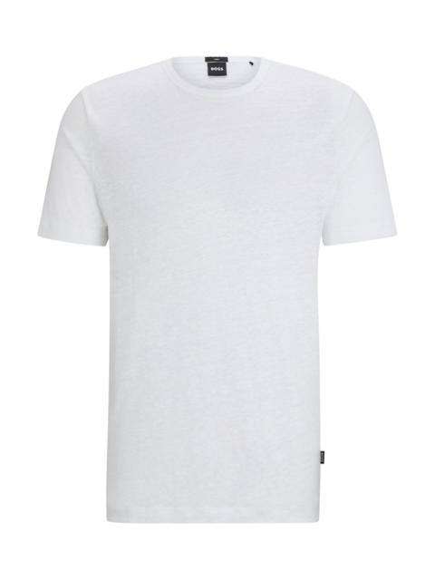 REGULAR-FIT T-SHIRT IN LINEN