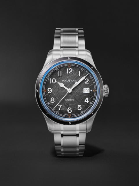 1858 0 Oxygen The 8000 Automatic 41mm Stainless Steel Watch, Ref. No. MB130984 Gray