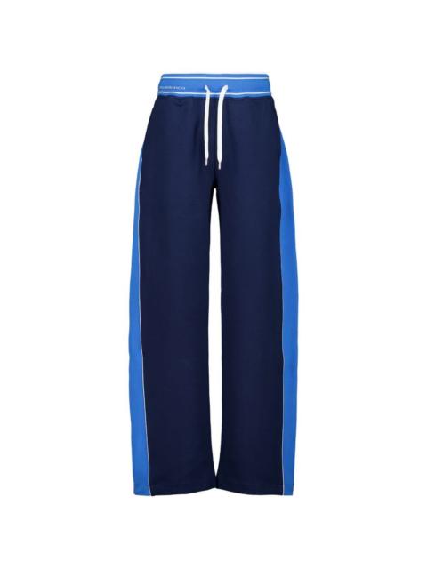 blue track pants