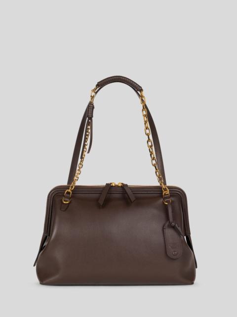 MEDIUM LEATHER DOC SHOULDER BAG