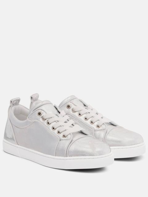 Louise Orlato metallic leather sneakers