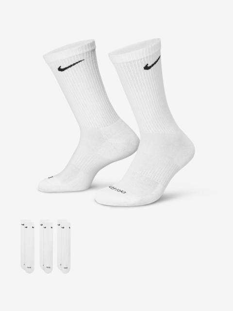Nike Everyday Plus Cushioned Training Crew Socks (3 Pairs)