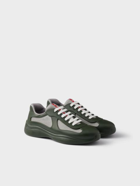 Prada America's Cup Soft rubber and bike fabric sneakers