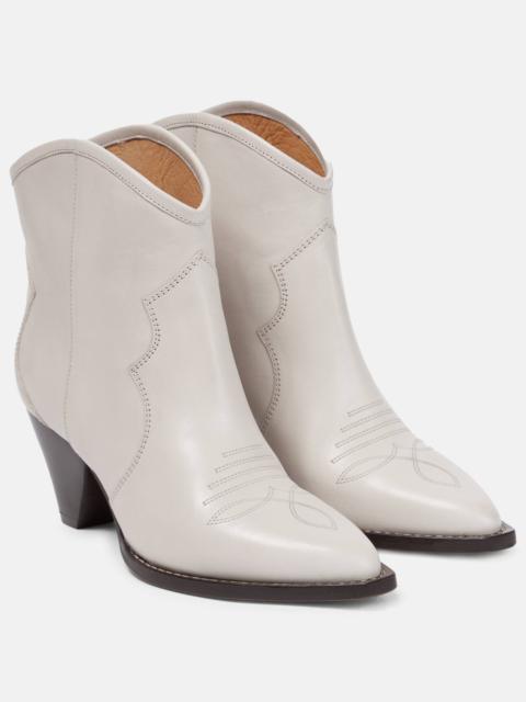 Darizo leather cowboy boots