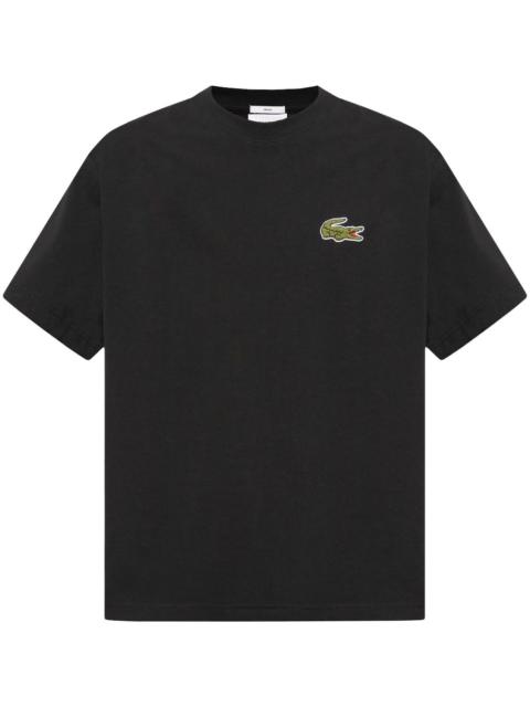 logo-embroidered T-shirt