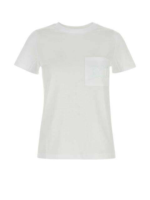 Max Mara Women White Cotton Papaia T-Shirt