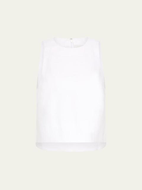 Poppy Linen Crop Top