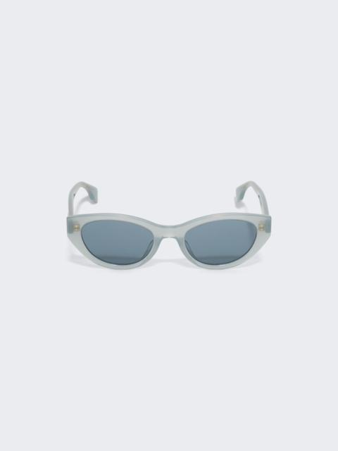 Lettering Sunglasses Blue