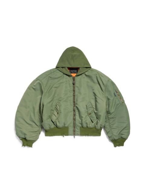 Bomber in Dark Green