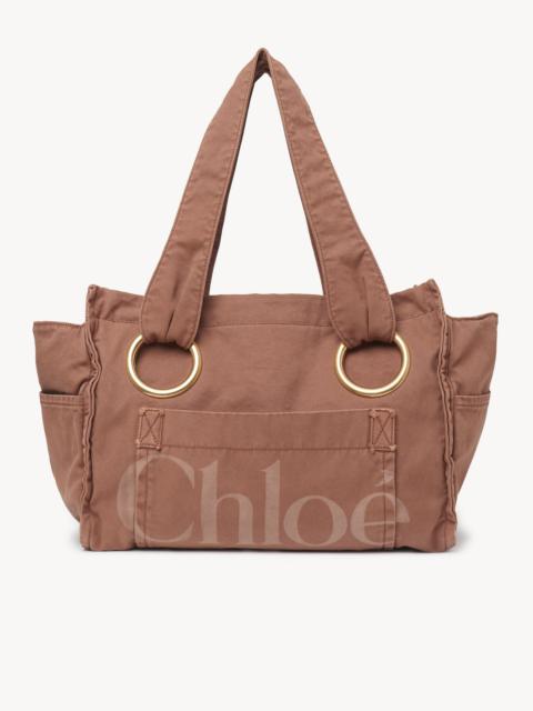 CHLOÉ PLAGE TOTE BAG IN COTTON
