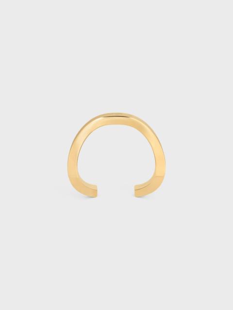 Formes Abstraites Square Cuff in Brass with Gold Finish