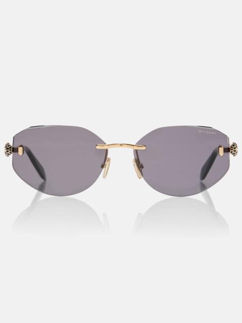 Serpenti Forever oval sunglasses