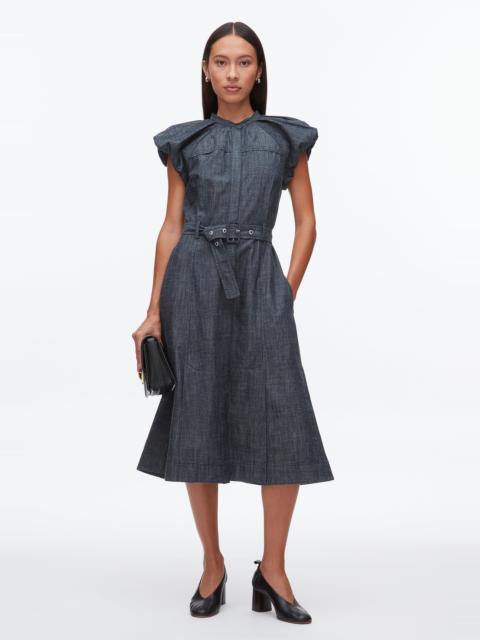 Denim Puff Sleeve Dress
