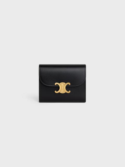 Small Wallet TRIOMPHE in Shiny calfskin