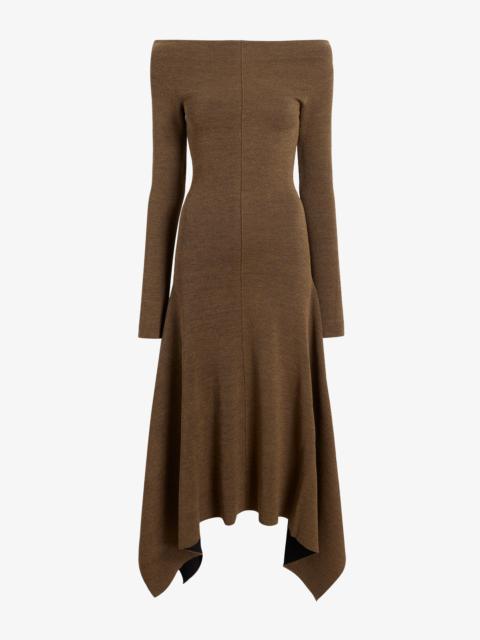 Romi Dress in Textured Sculpted Viscose
