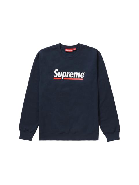 Supreme Underline Crewneck Navy