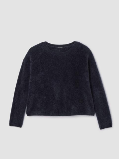 Cashmere Fluff Crew Neck Top