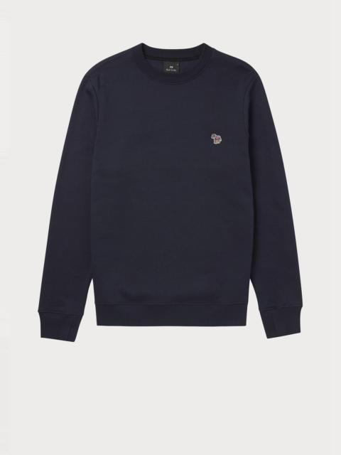 Regular-Fit Navy Zebra Sweatshirt