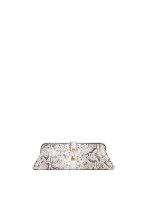 Paola Clutch in Black & White Inversa™ Snakeskin