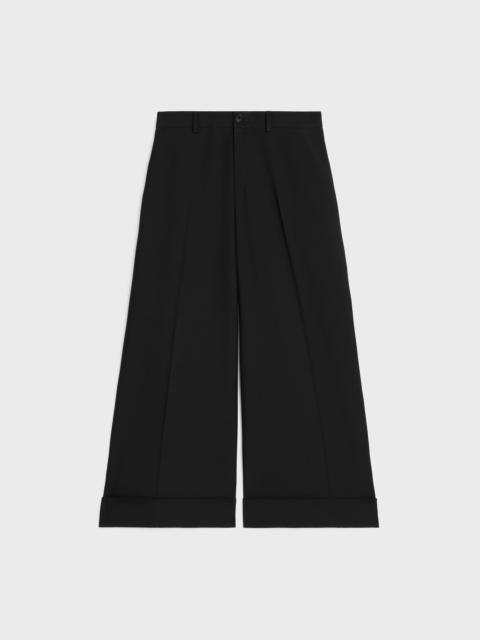 docks trousers IN wool gabardine