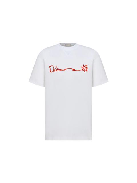 Dior x CACTUS JACK Oversized T-shirt White/Red