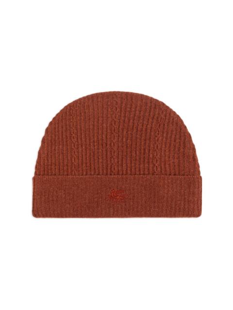 embroidered-logo beanie