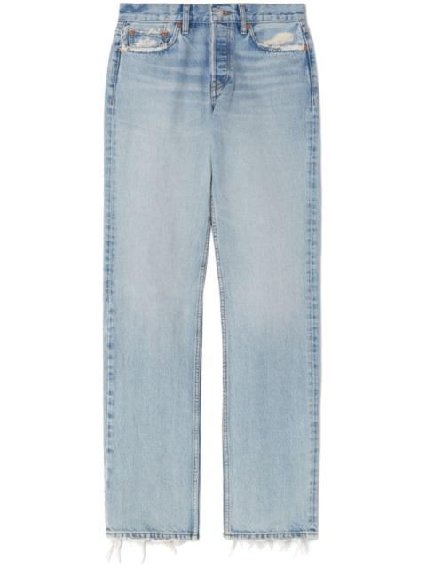 Easy straight-leg cotton jeans
