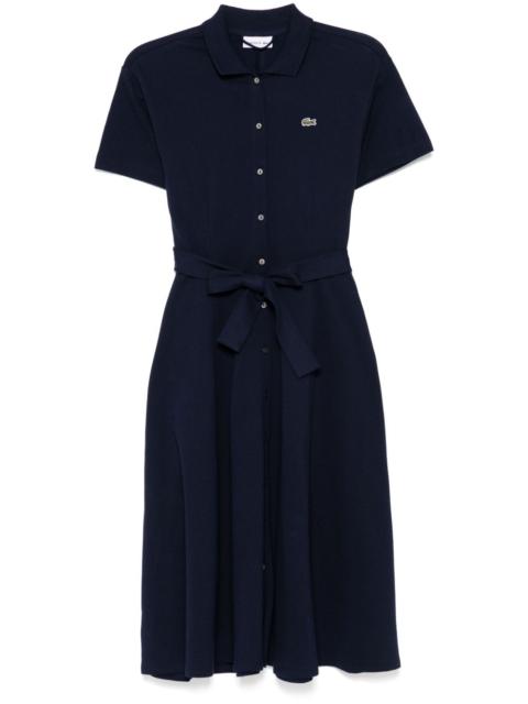 mini-piqué polo dress