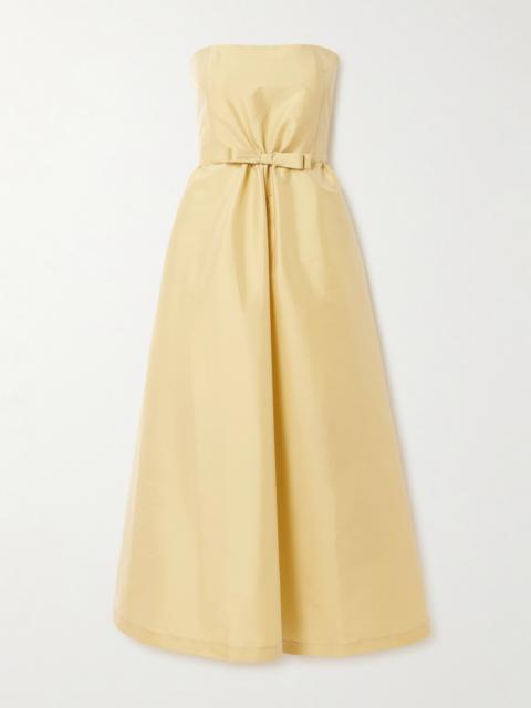 Bodette Strapless Bow-detailed Taffeta Midi Dress