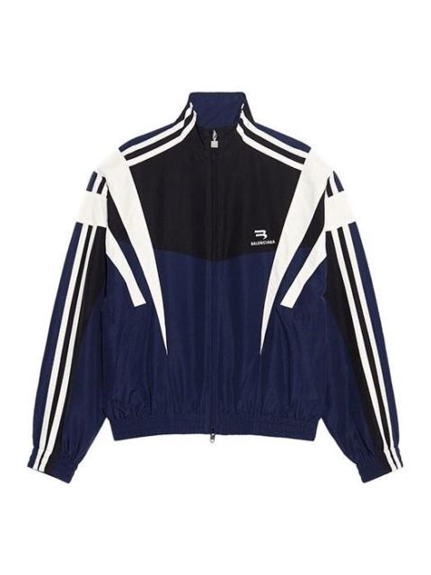 Men's Sporty B Regular Tracksuit Jacket  in Indigo