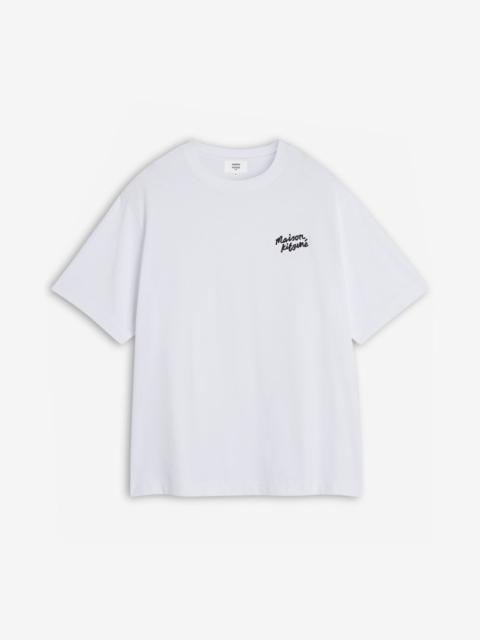 MAISON KITSUNE HANDWRITING EMBROIDERY OVERSIZE TEE