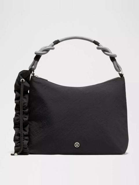 Convertible Ruched Crossbody Bag 6.5L