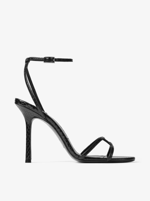 Leo 100
Black Candy Wrap Leather Sandal