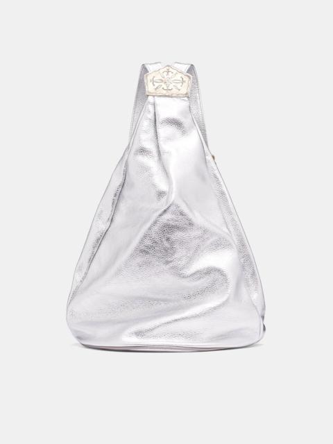 Silver Foil Leather Medicine Backpack