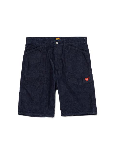 Human Made x KAWS Made Denim Shorts Indigo