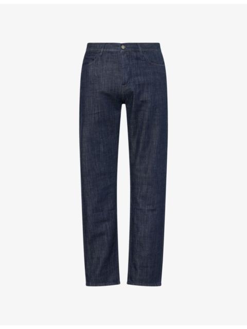 Straight-Leg Regular-Fit Japanese Denim Jeans