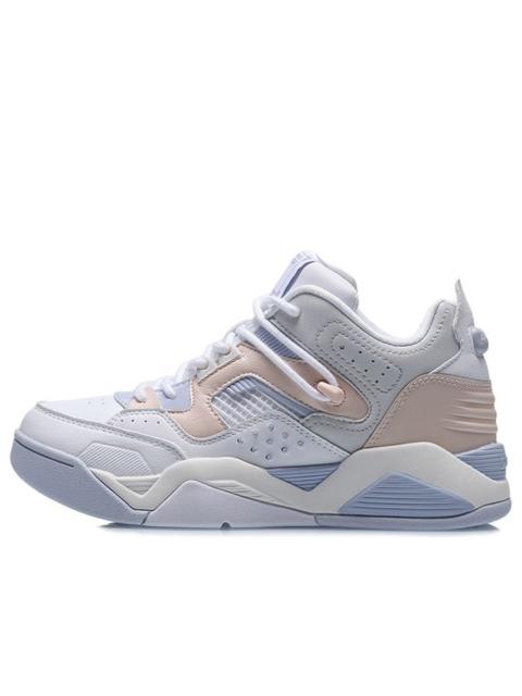 (WMNS) Li-Ning Casual Basketball Shoes 'White Blue Pink' AGBR022-3